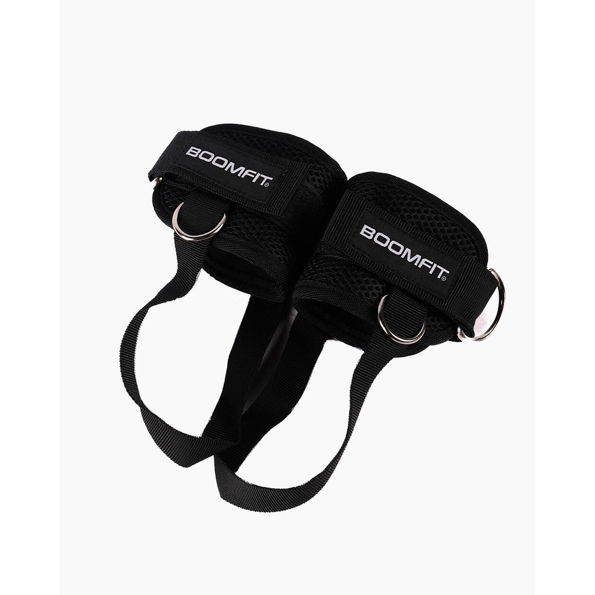 Boomfit - Sangle De Cheville (paire) - Boomfit - Accessoire De Tirage - Noir - Taille Unique - Decathlon