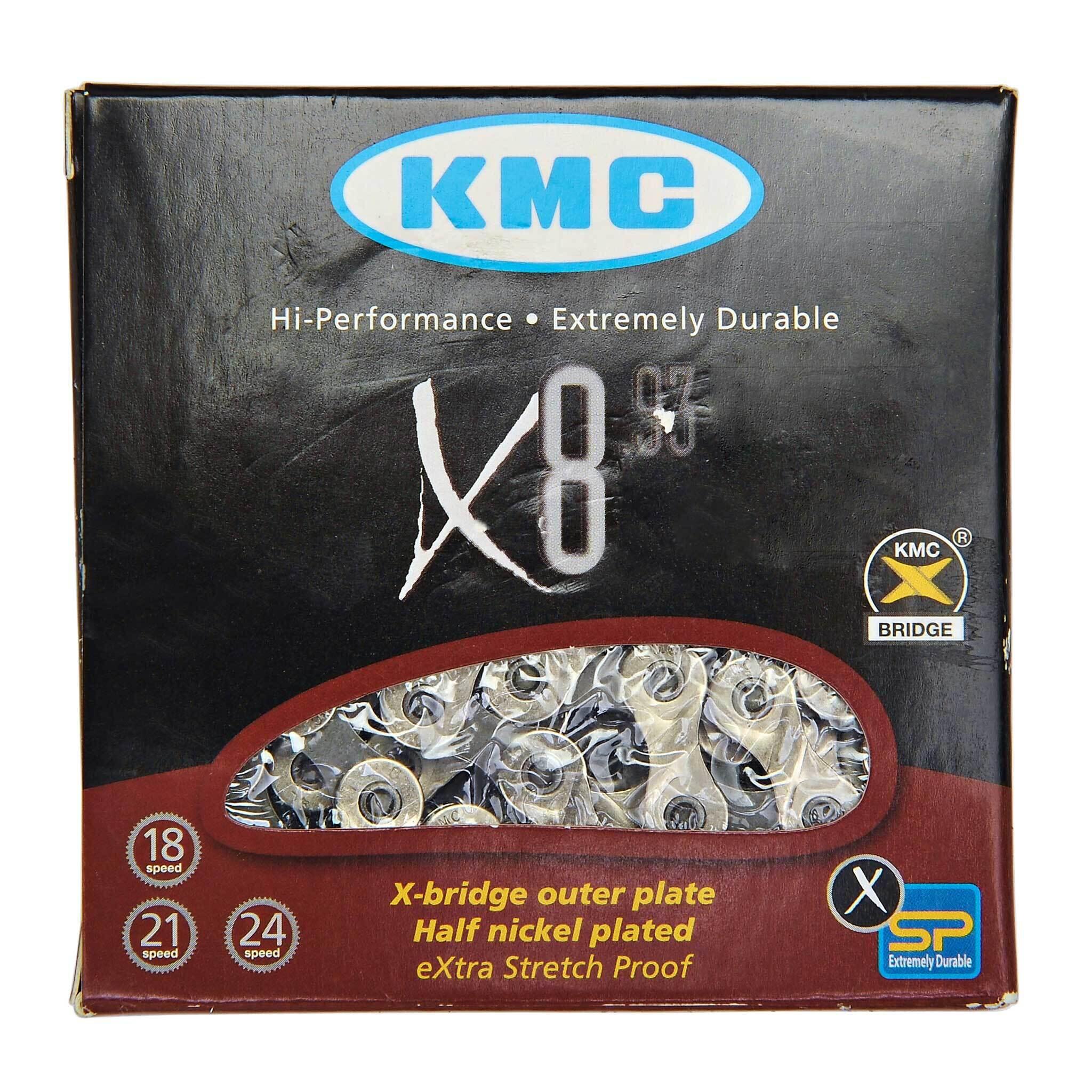 KMC X8 6/7/8 Speed 114 Links Chain 4/5