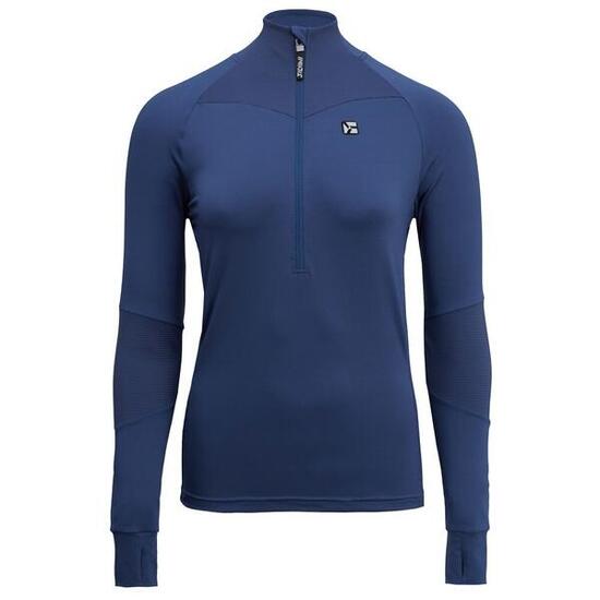 Bluza do narciarstwa biegowego z półgolfem damska Silvini Latera
