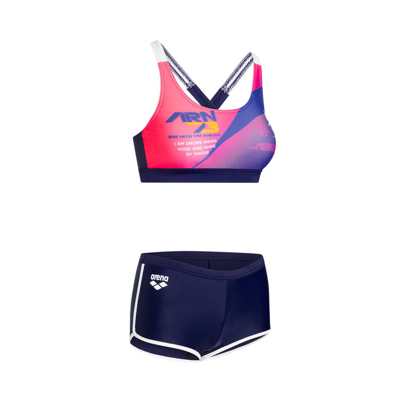 LADIES 50th ANNIVERSARY RACING BRA TOP SET - NAVY