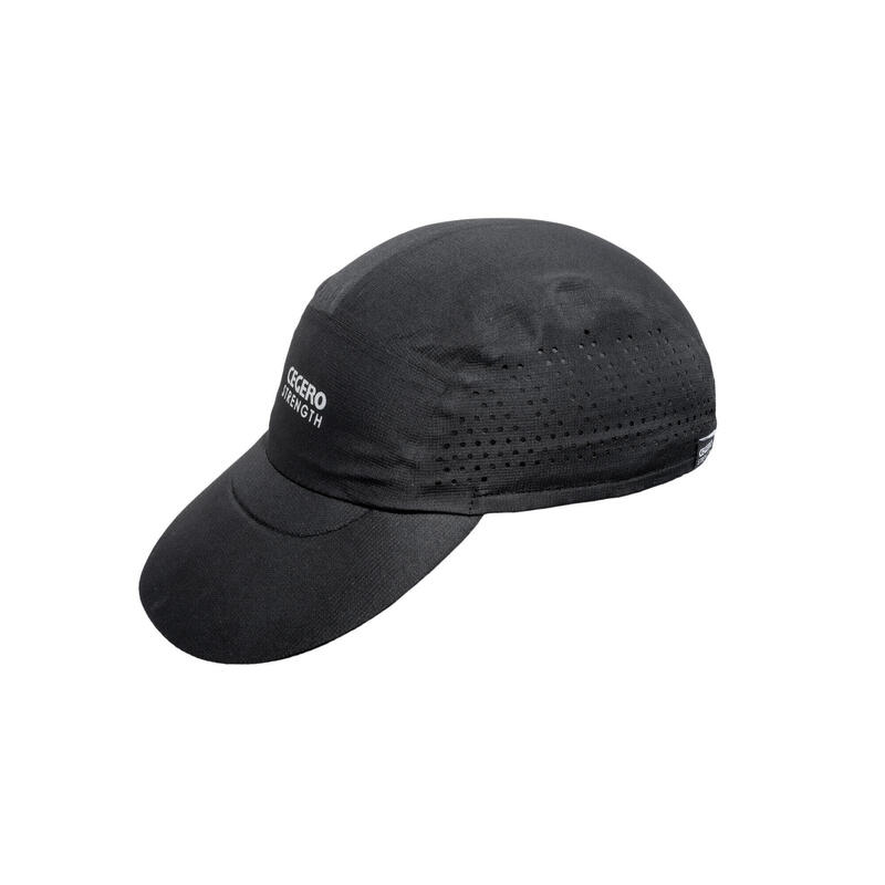 SOFT UV UNISEX RUNNING CAP - BLACK