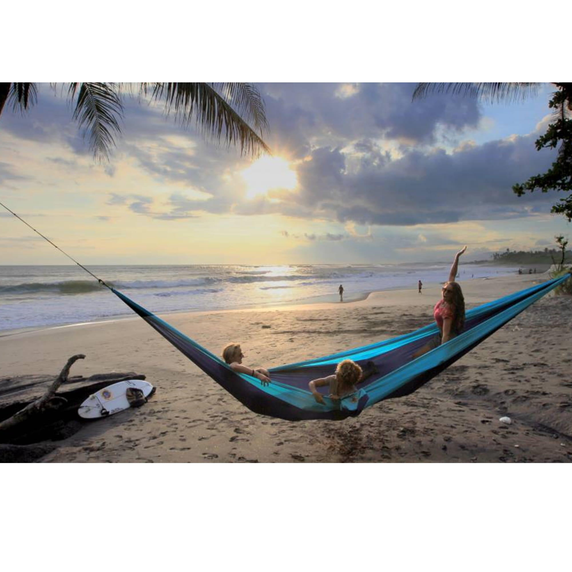 Hamac TTTM King Size Bleu Aqua / Rose 3/4