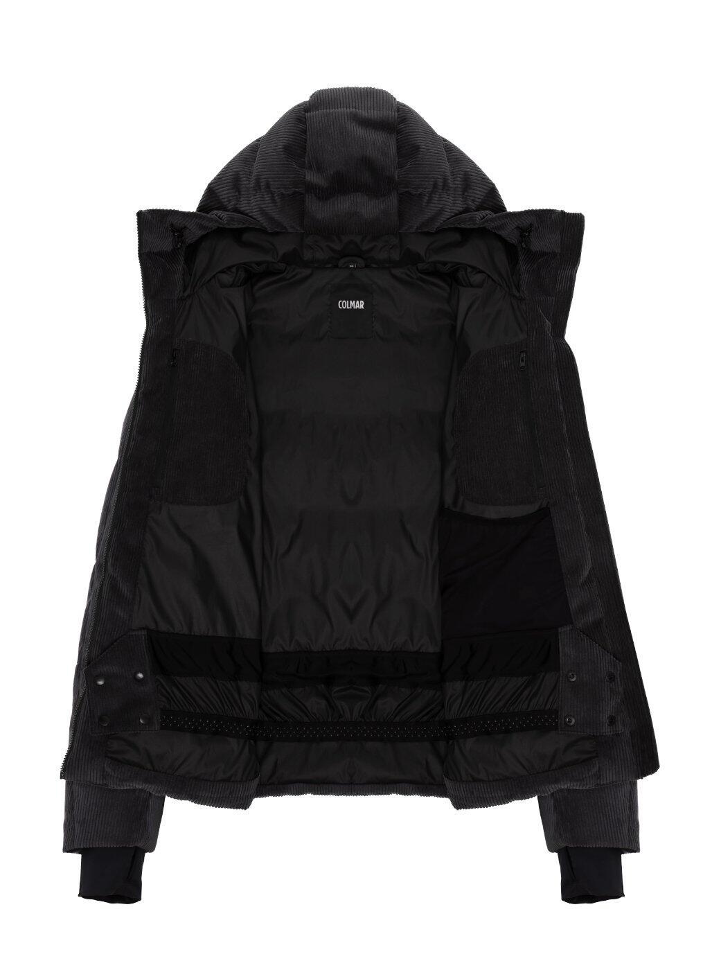 COLMAR bauschige Ski-Daunenjacke aus Stretch-Cord 3/4