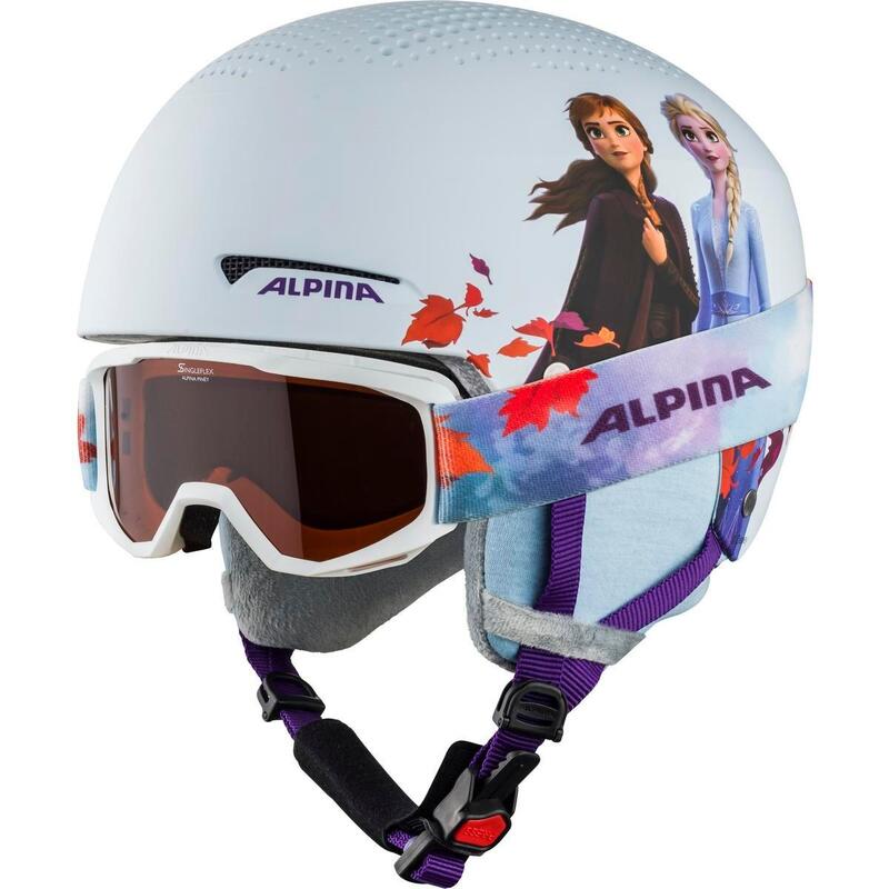 ALPINA Zupo Disney Set Skihelm Frozen II / Cars für Kinder