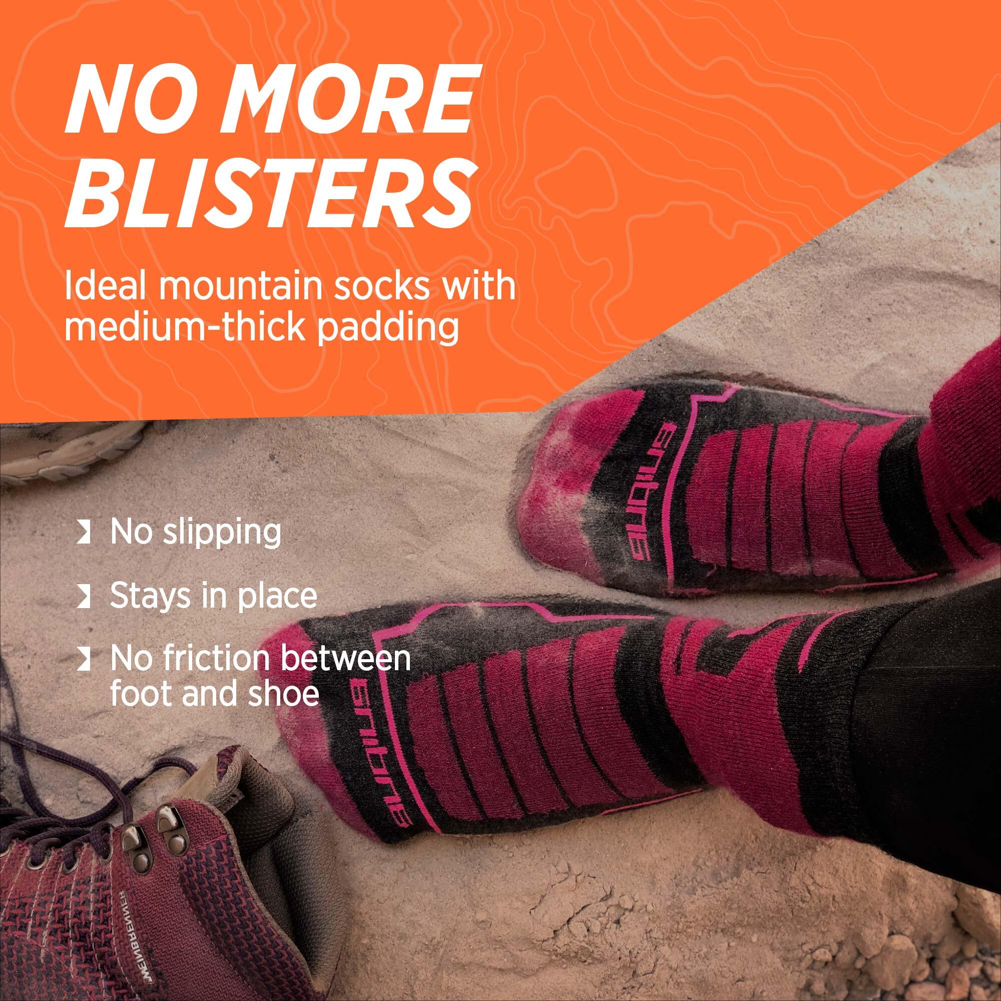 Alpaka Merino Wandersocken VECTOR Gepolsterte Trekking Thermosocken Unisex. 3/7