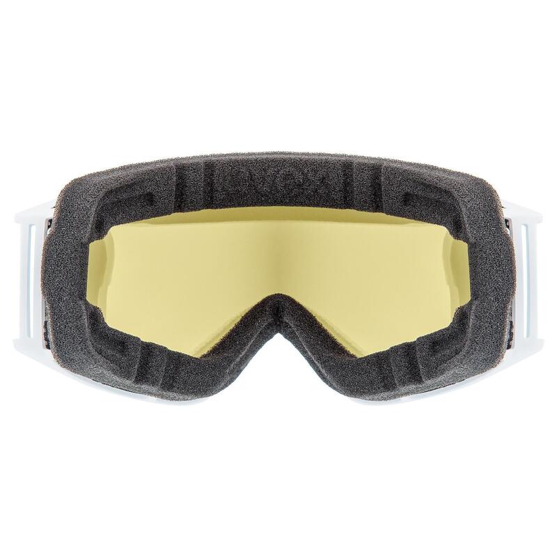 g.gl 3000 Skibrille Unisex – Erwachsene – white matt/brown-clear