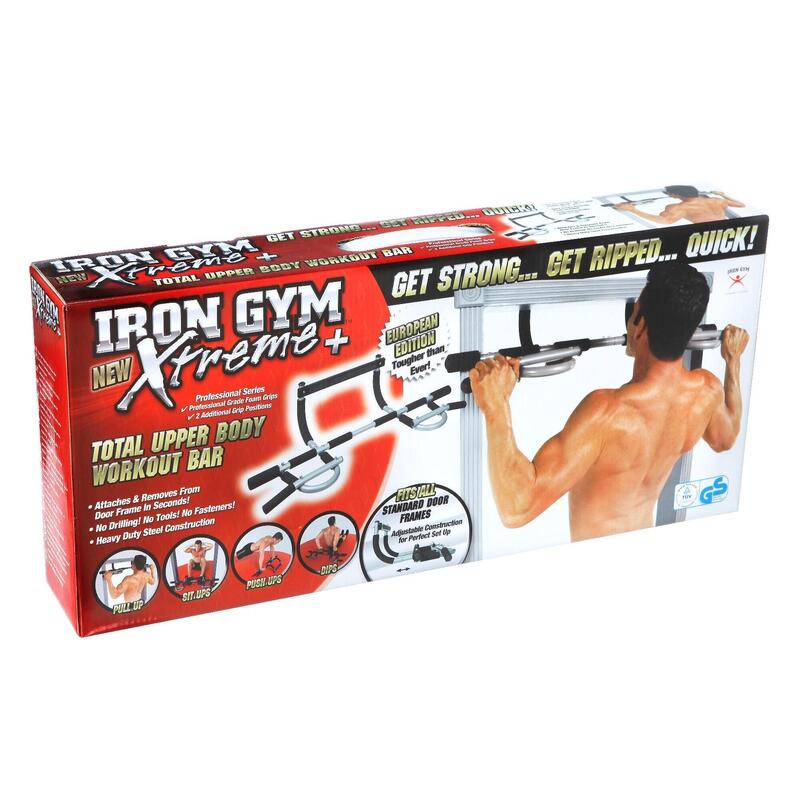 Iron Gym Chin Up Pull Up Bar, Deurtrainer, Optrekstang Extreme