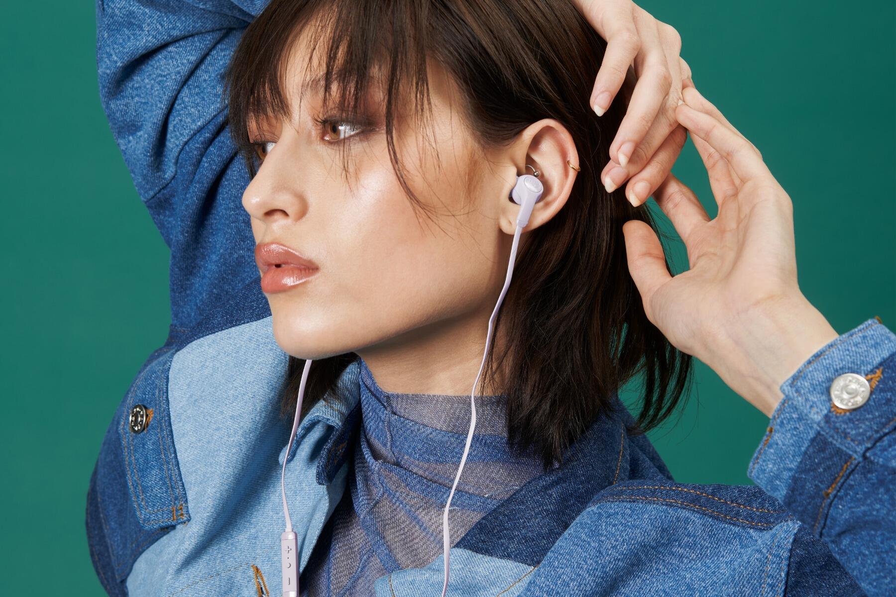 Flow - Ecouteurs filaires avec connecteur USB-C - Dreamy Lilac 3/4