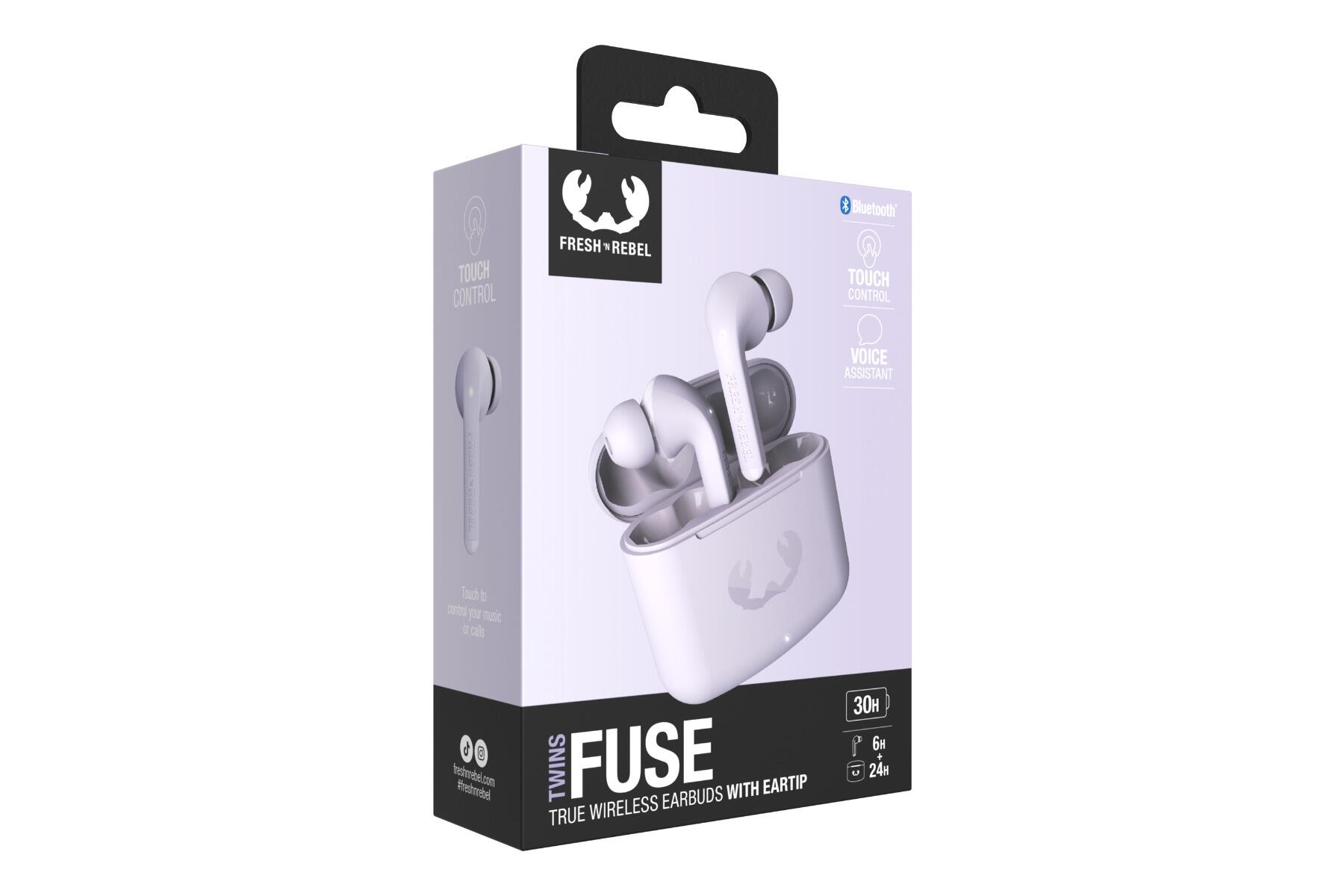 Twins Fuse - Écouteurs True Wireless avec un embout auriculaire - Dreamy Lilac 5/5