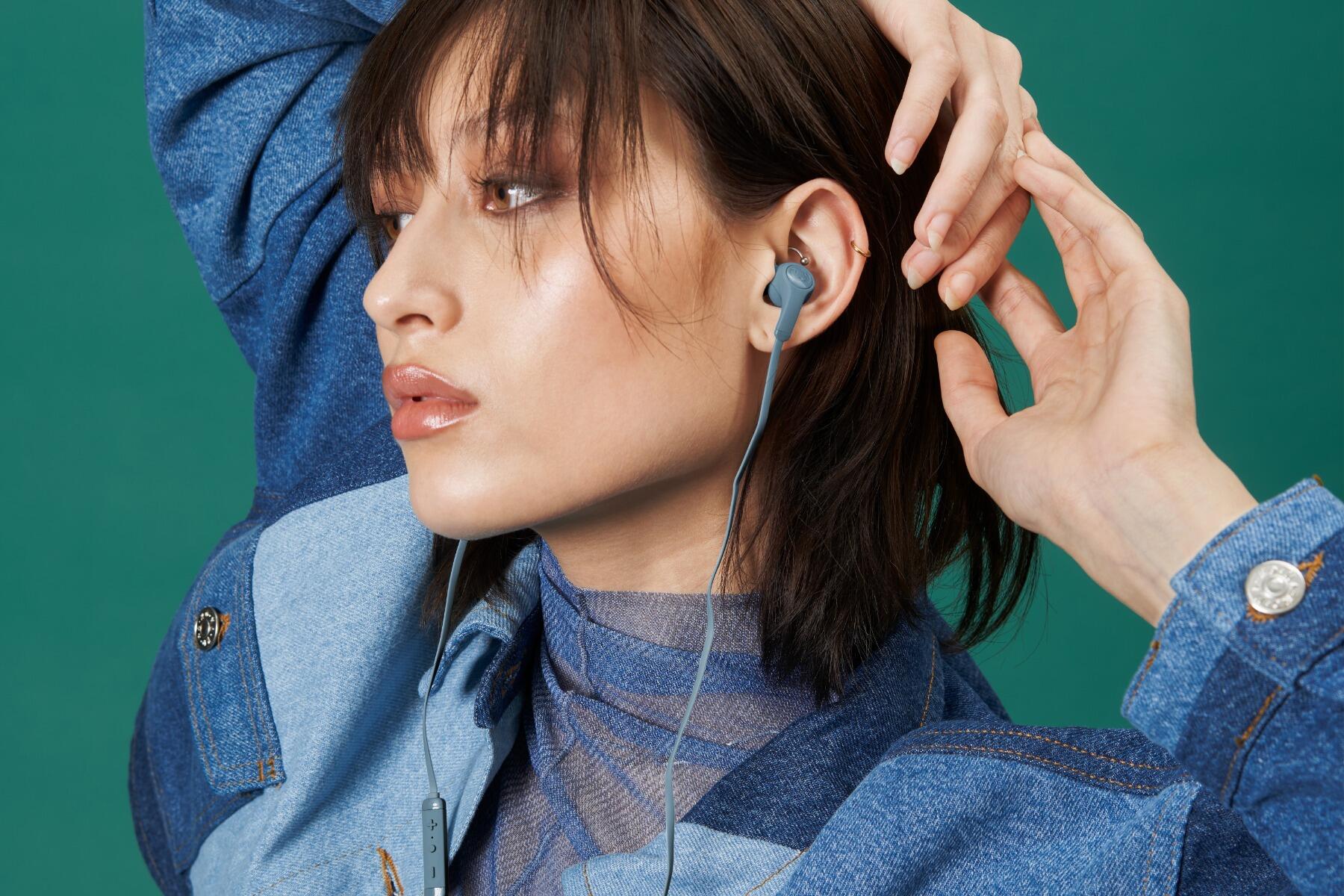 Flow - Ecouteurs filaires avec connecteur USB-C - Dive Blue 3/4