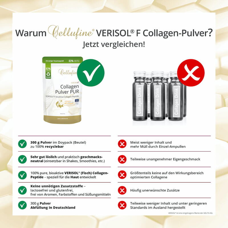 VERISOL® F (Fisch) Collagen-Pulver PUR - 300 g Doypack