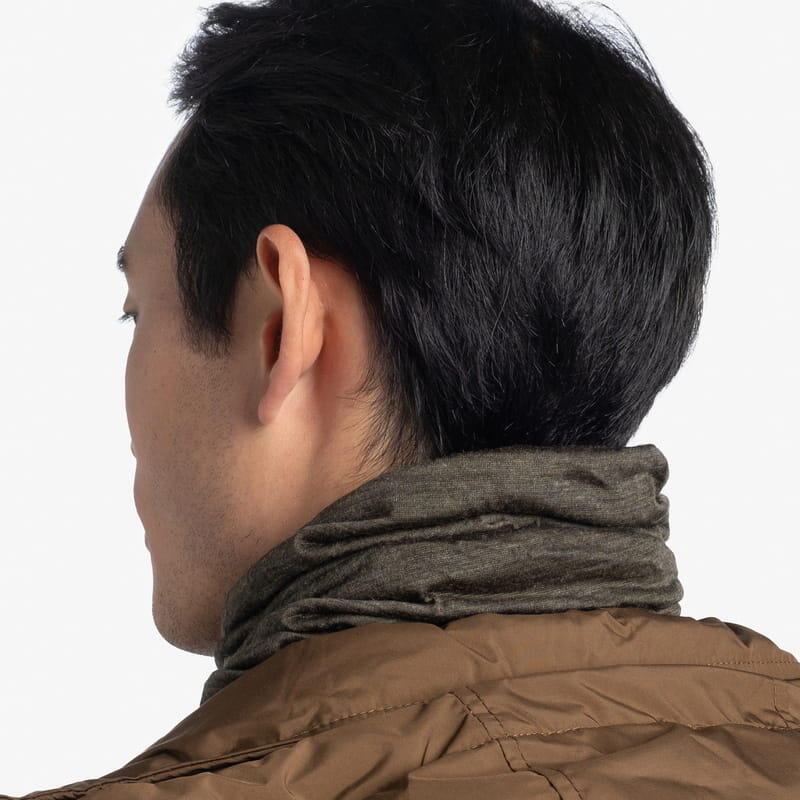 Braga de cuello Merino Midweight Unisex Buff Marrón 4/7