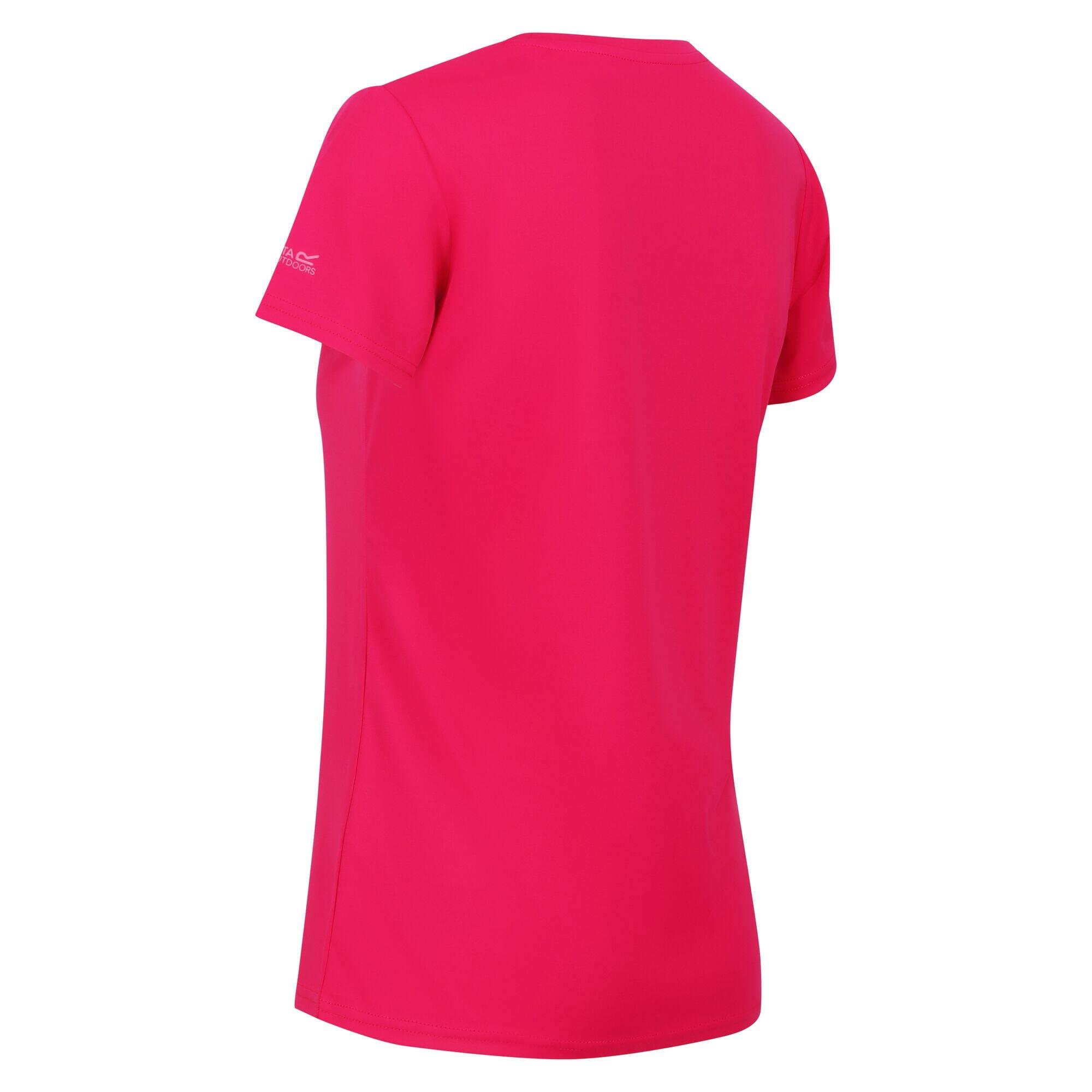 Womens/Ladies Fingal VII The Simple Life Mountain TShirt (Pink Potion) 4/5