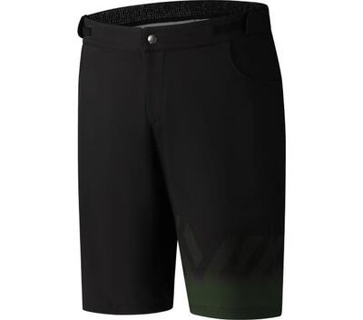 FUKUI PRINTED Shorts. Black/Khaki