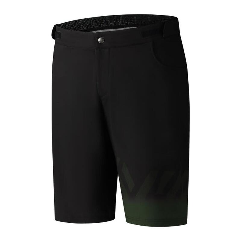 SHIMANO FUKUI PRINTED Shorts, Black/Khaki