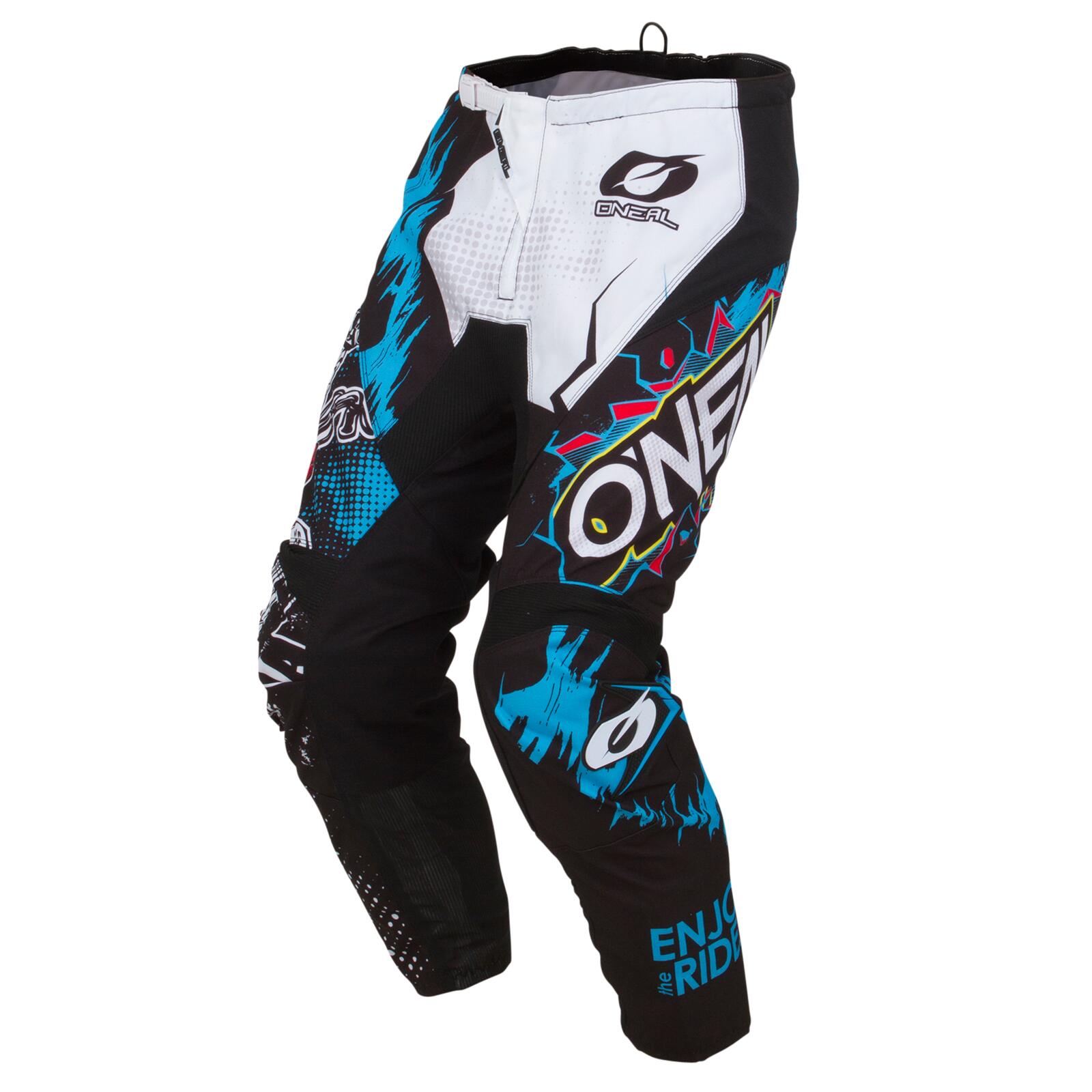 O'NEAL Pantaloni Motocross O'Neal Element Villain - Taglia 32/48, Bianco