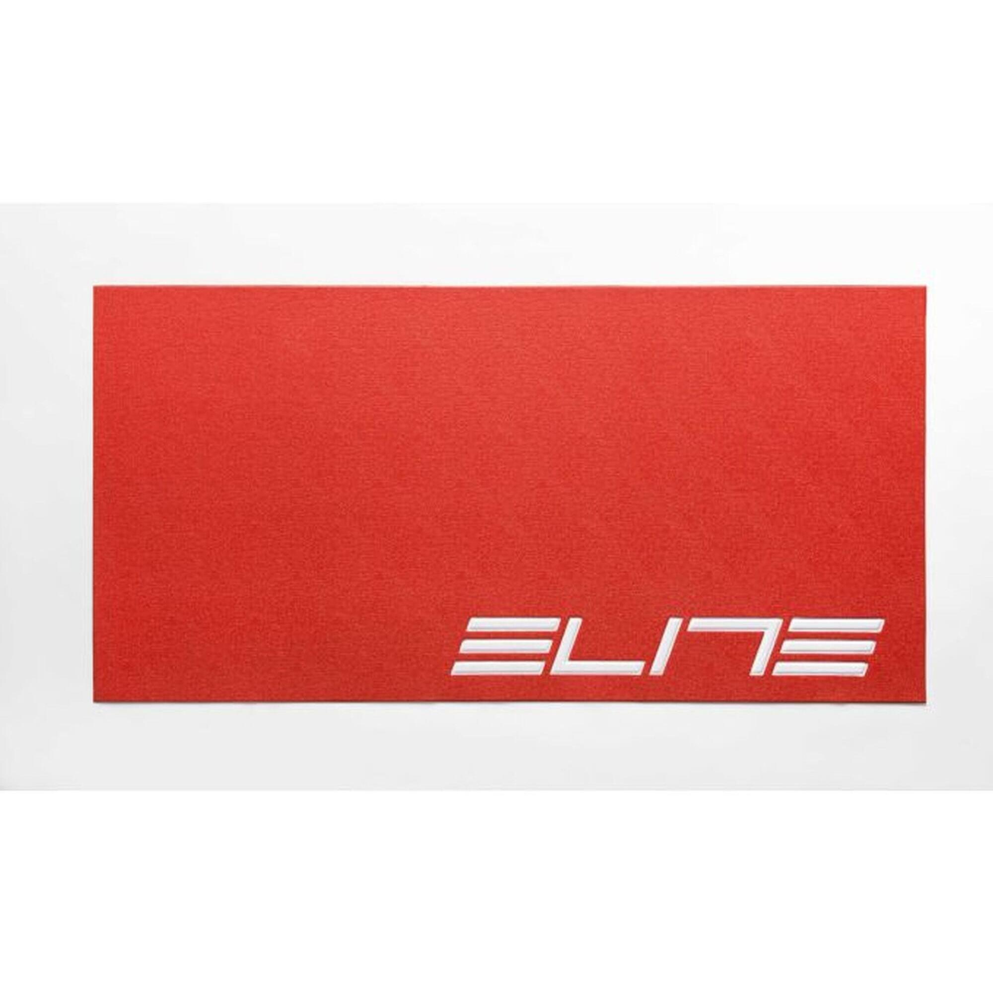 Elite - Tapis D'Entraînement Pour Rouleaux - Home Trainer - Rouge - Taille Unique - Decathlon