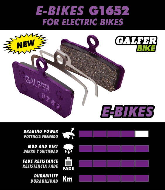 Plaquettes de frein E-Bike G1652 - Hayes Dominion 2/2