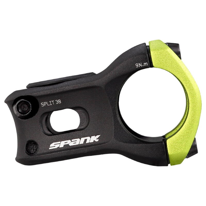 Potence fendue 31.8 mm - verte                   2 modèles disponiblesÀ partir de 10590€ 11500€ -7%    * La vente débute le 07/04/2025    SPANK Potence fendue 31.8 mm - verteVendu exclusivement en ligne   