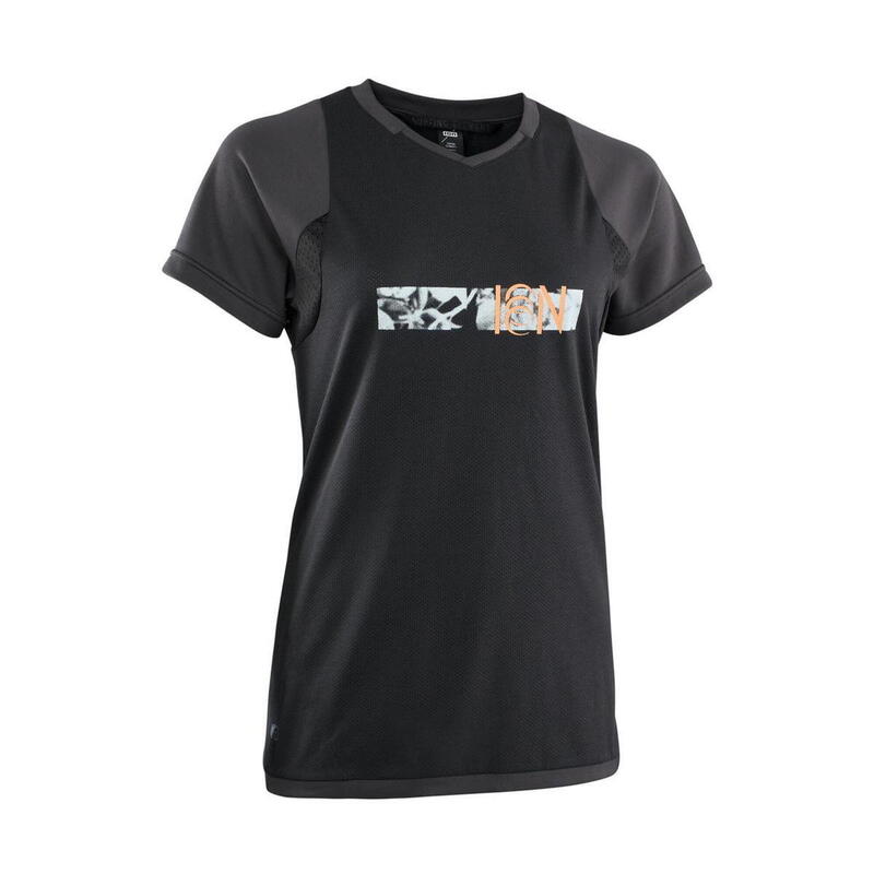 Bike Tee Scrub Amp SS mujer negro