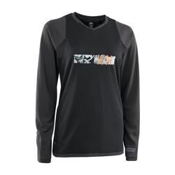 Bike Tee Scrub Amp LS mujer negro