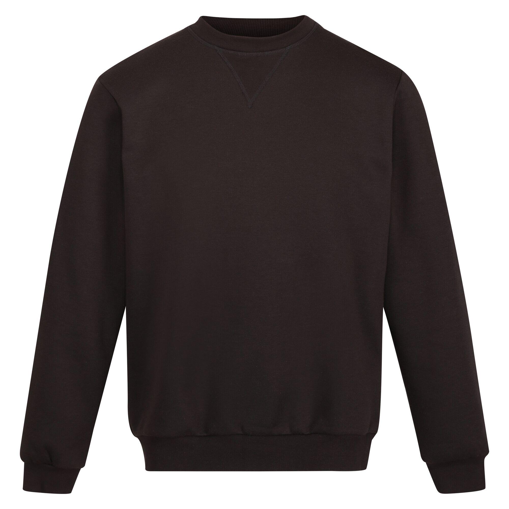 REGATTA Mens Crew Neck Sweatshirt (Black)