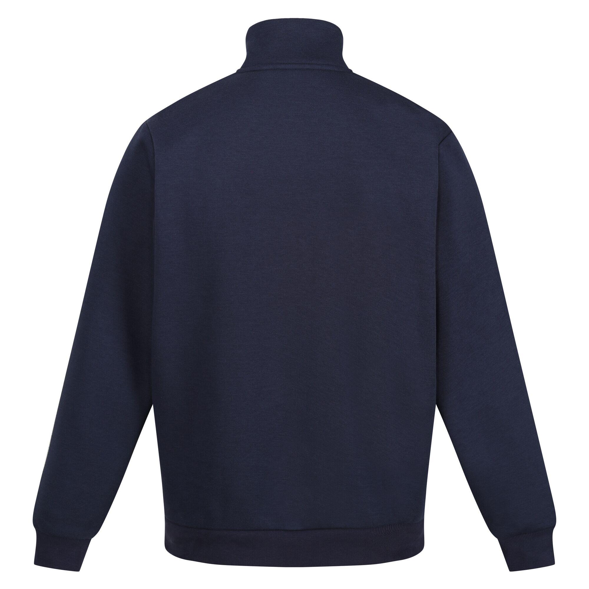 Mens Pro Quarter Zip Sweatshirt (Navy) 2/5