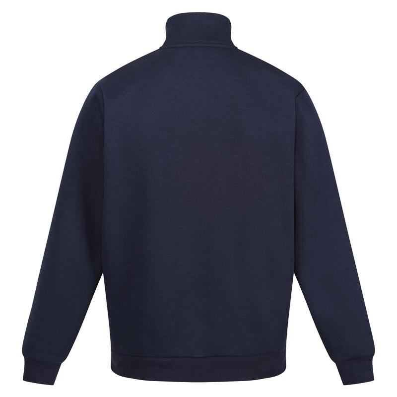 "Pro" Sweatshirt mit kurzem Reißverschluss für Herren Marineblau