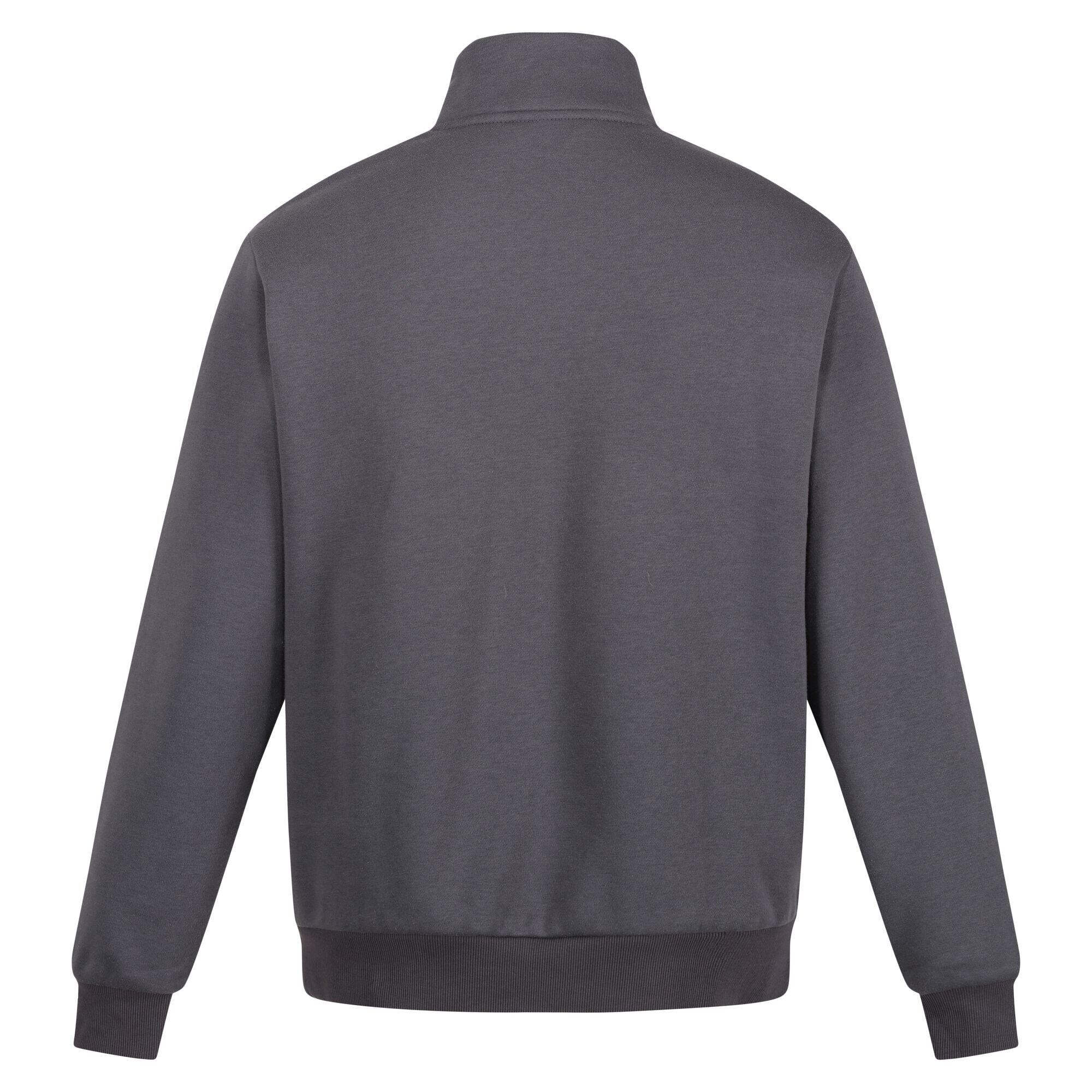 Mens Pro Quarter Zip Sweatshirt (Seal Grey) 2/5