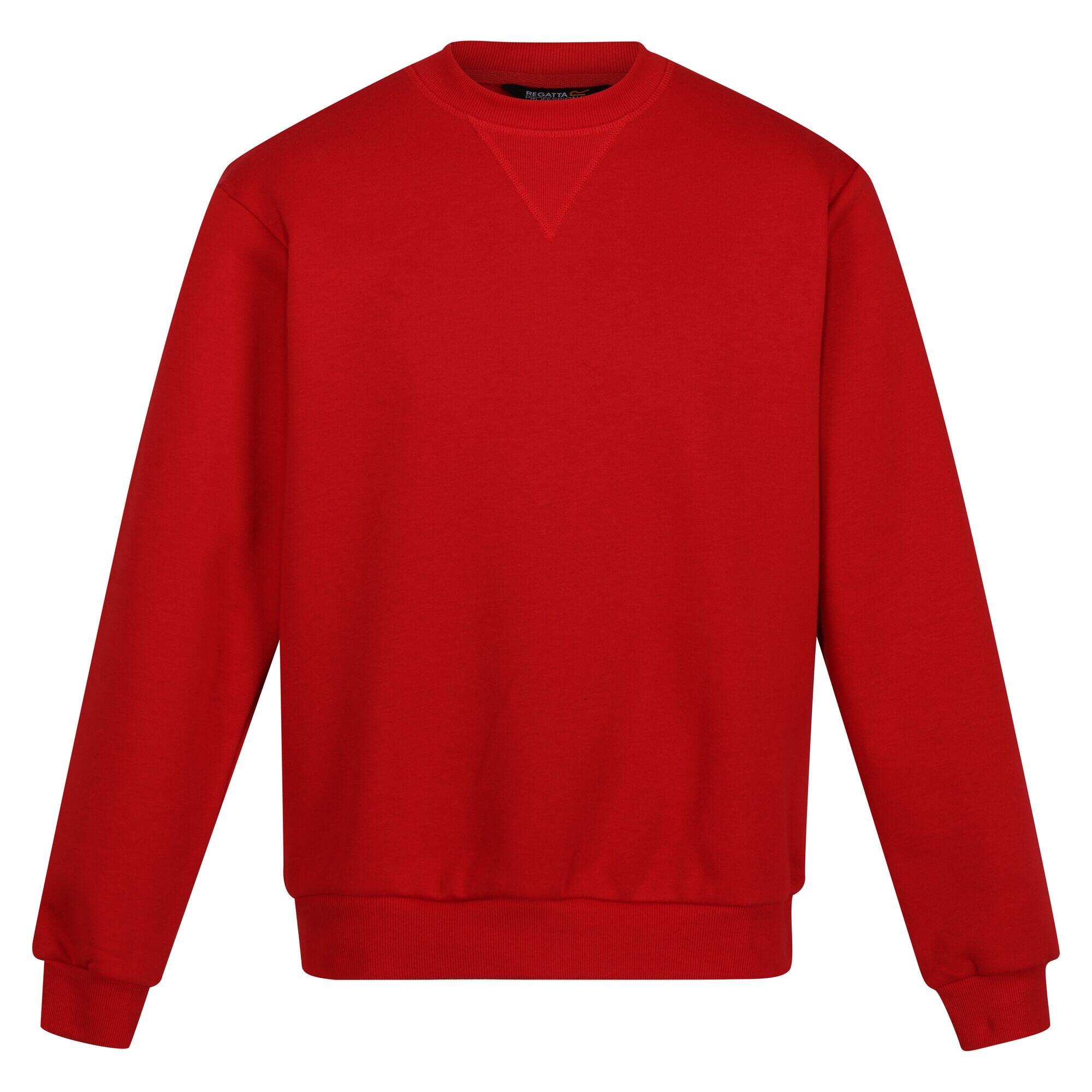 REGATTA Mens Pro Crew Neck Sweatshirt (Classic Red)