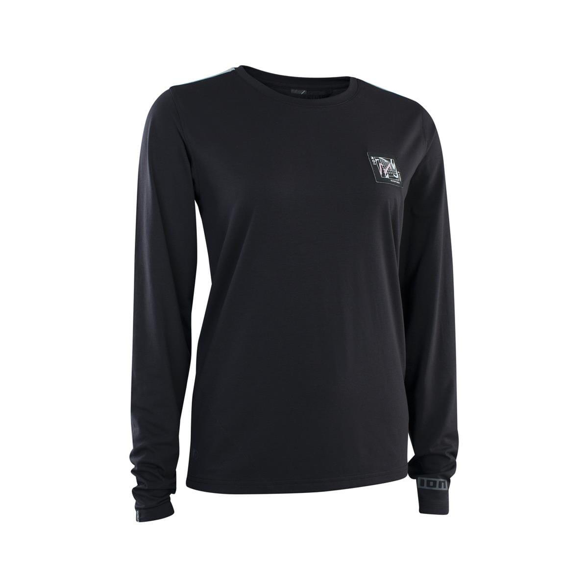 ION Bike Tee Seek Amp LS dames zwart