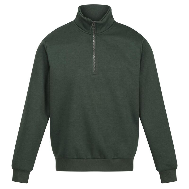 Heren Pro Quarter Zip Sweatshirt (Donkergroen)