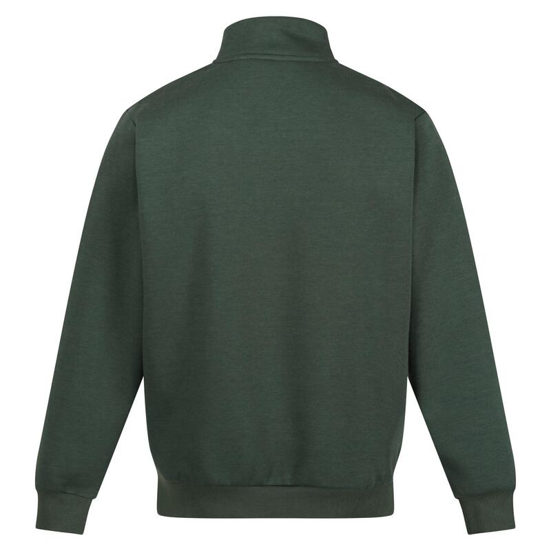 Heren Pro Quarter Zip Sweatshirt (Donkergroen)