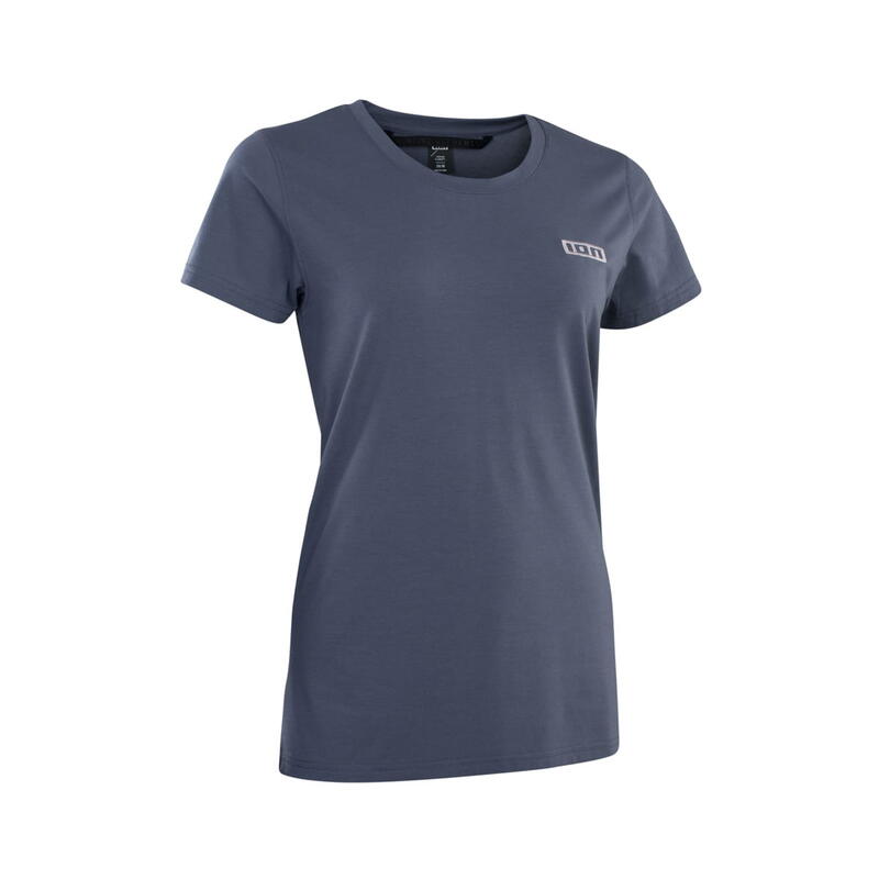 Bike Tee S Logo SS DR Femme - Storm Blue