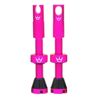 Chris king mk2 tubeless ventiel - roze