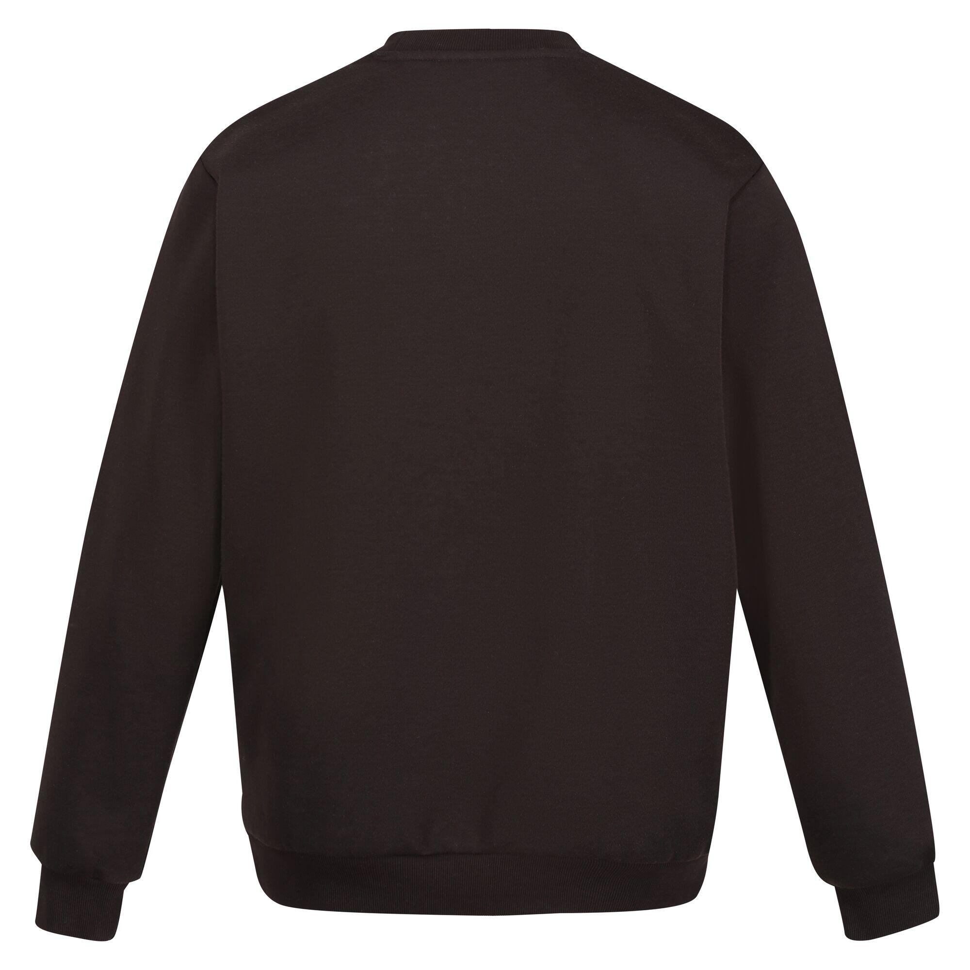 Sweatshirt Rundhalsausschnitt für Herren Schwarz 2/4