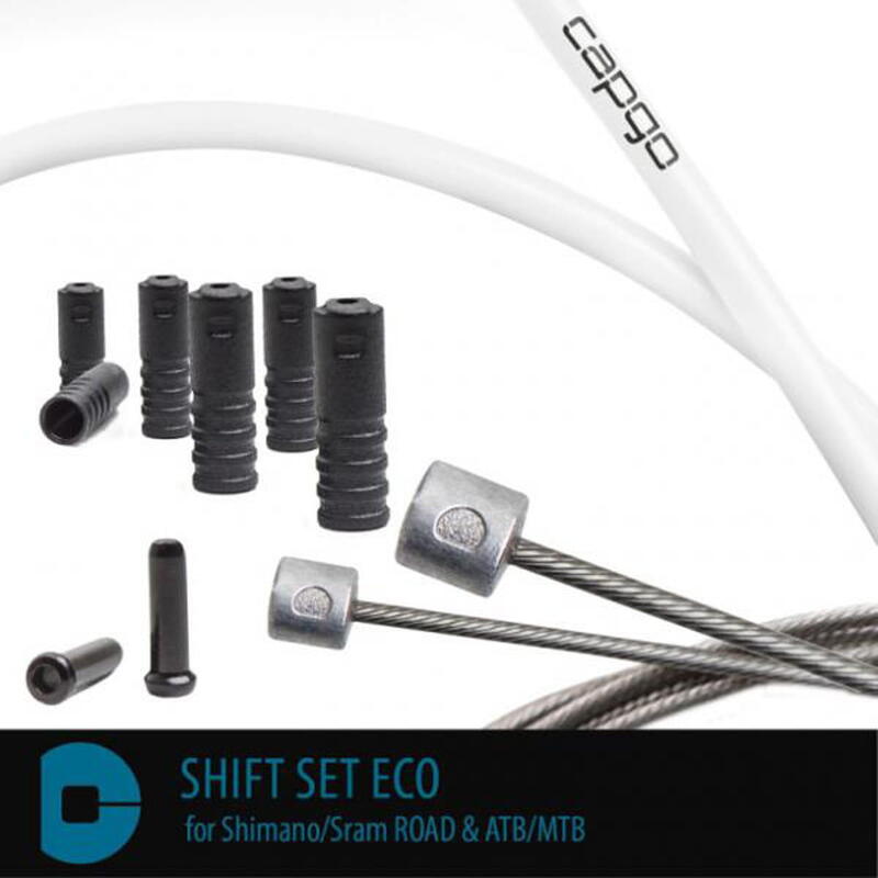 Kit de cambio ECO para Shimano/Sram ROAD & ATB/MTB - Blanco