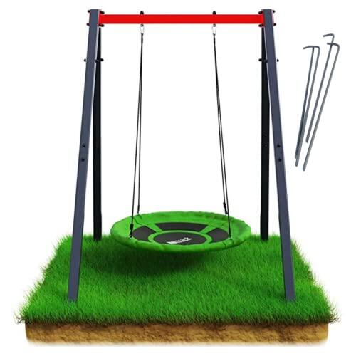 K-SPORT Altalena per bambini per il giardino con altalena a nido