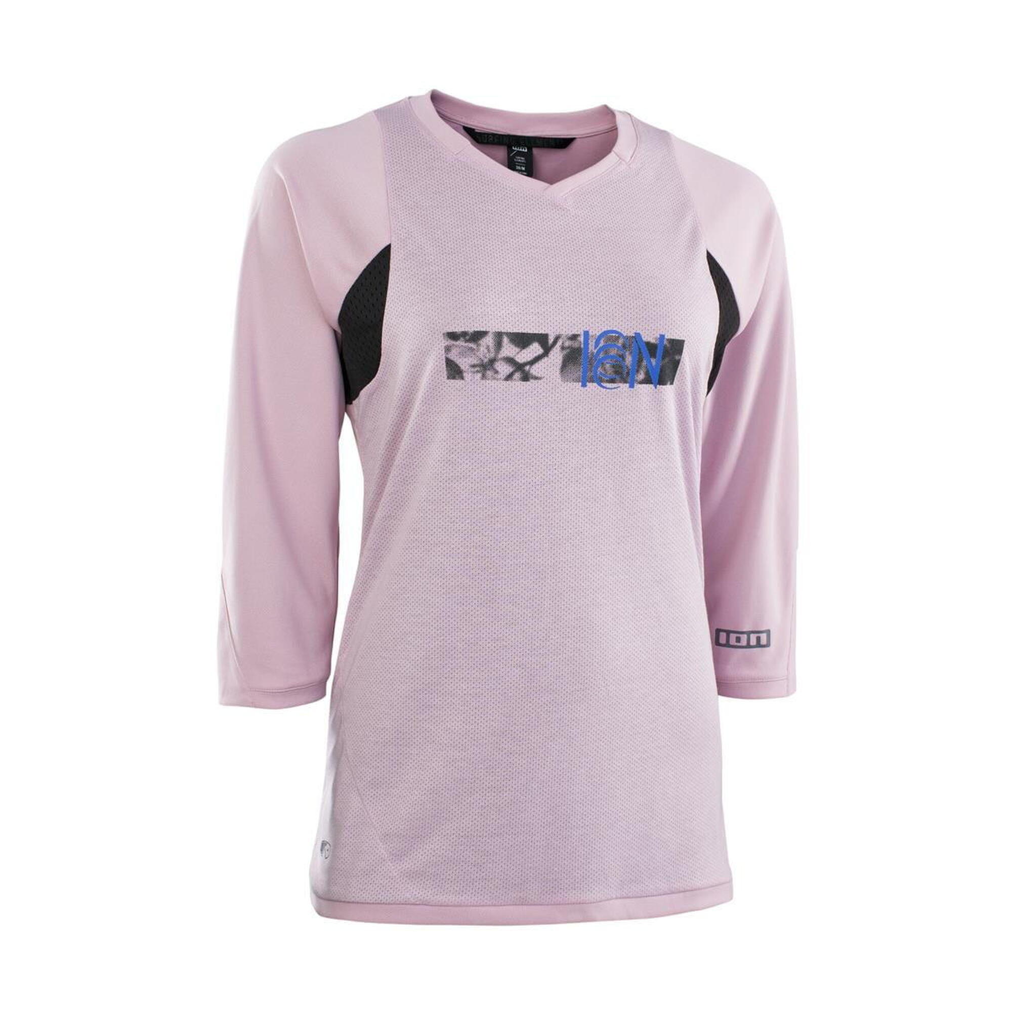 Ion - Bike Tee Scrub Amp Ls 3/4 Women - Lavande Foncée - Maillot Manches Longues - Rose - 44 L - Decathlon
