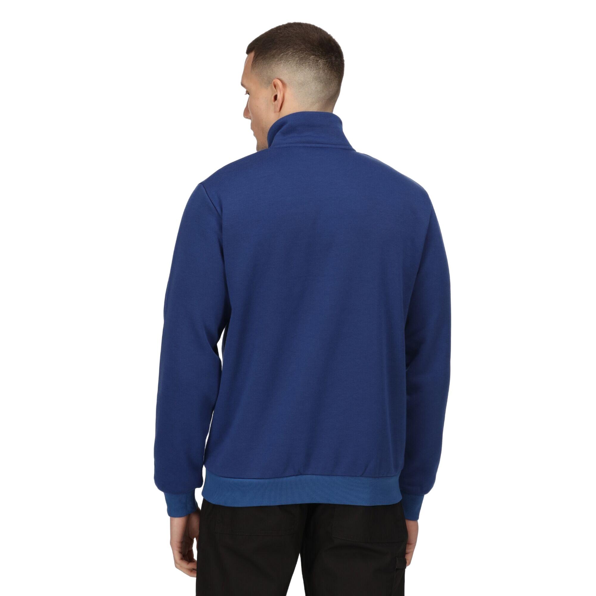 Sweat À Col Montant Zippé Homme (Bleu Roi) 4/5