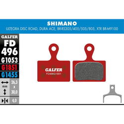 Pastillas de freno Advanced para Shimano Ultegra - Rojo