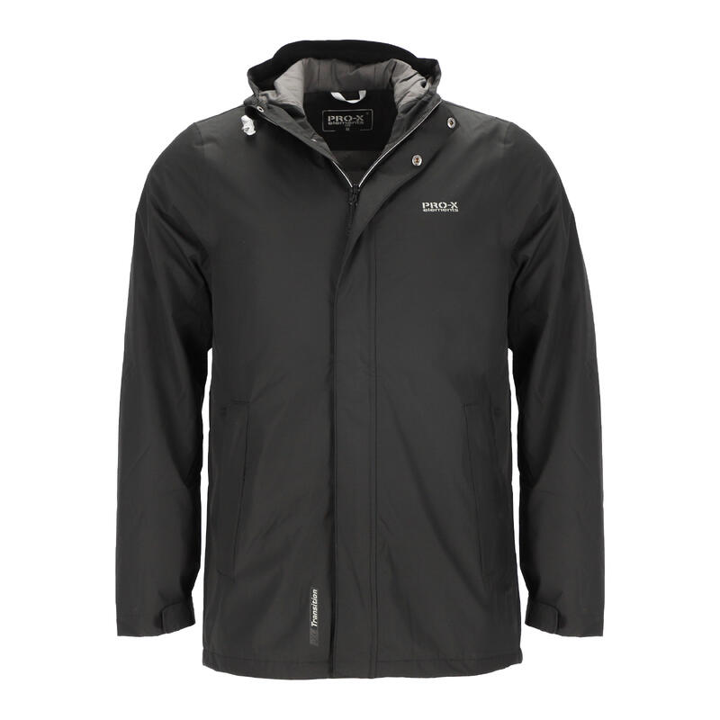 Outdoorjas Dale heren polyester zwart mt M