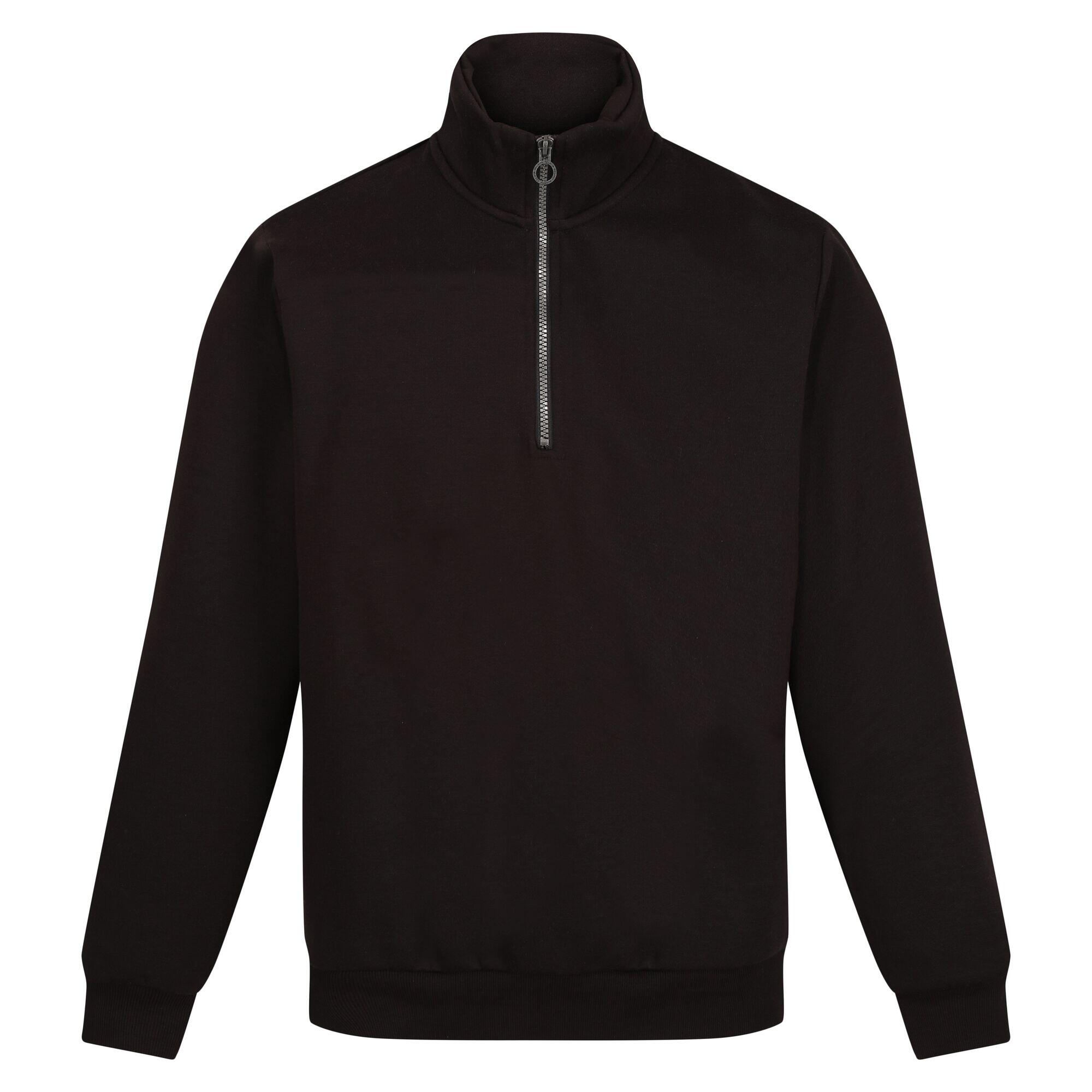REGATTA Mens Pro Quarter Zip Sweatshirt (Black)