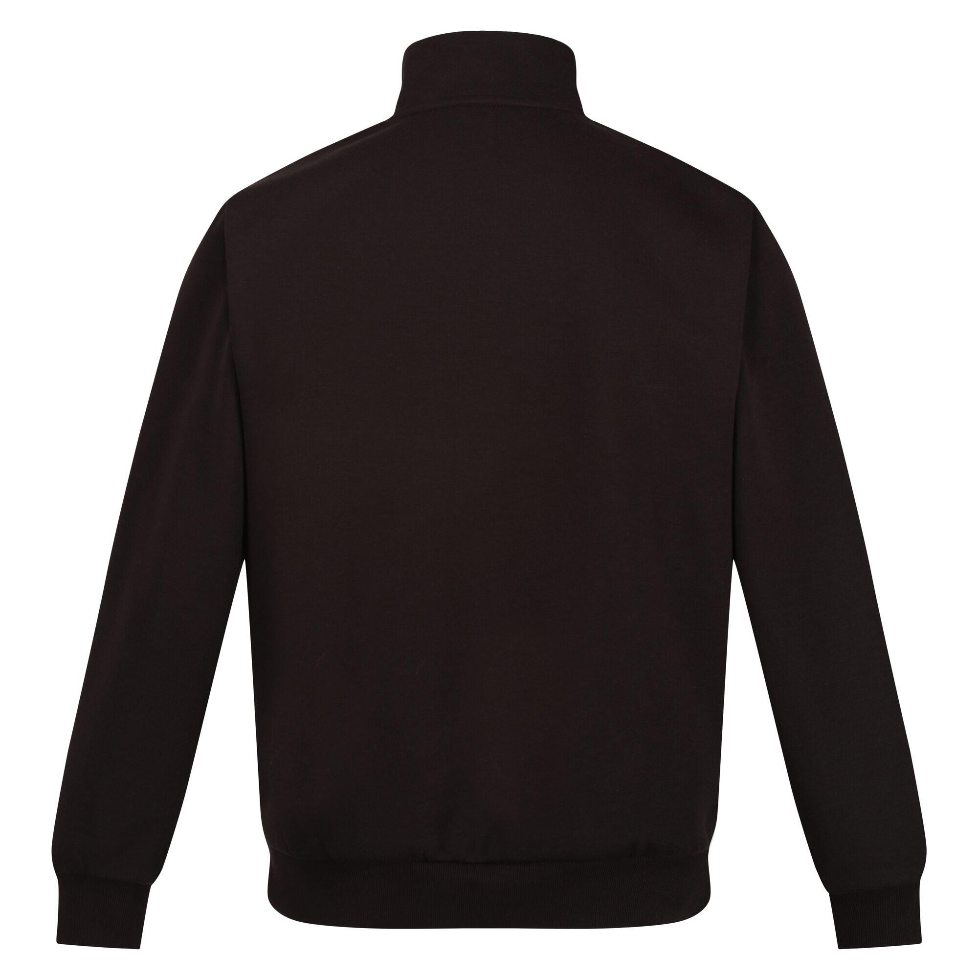 Sweat À Col Montant Zippé Homme (Noir) 2/5