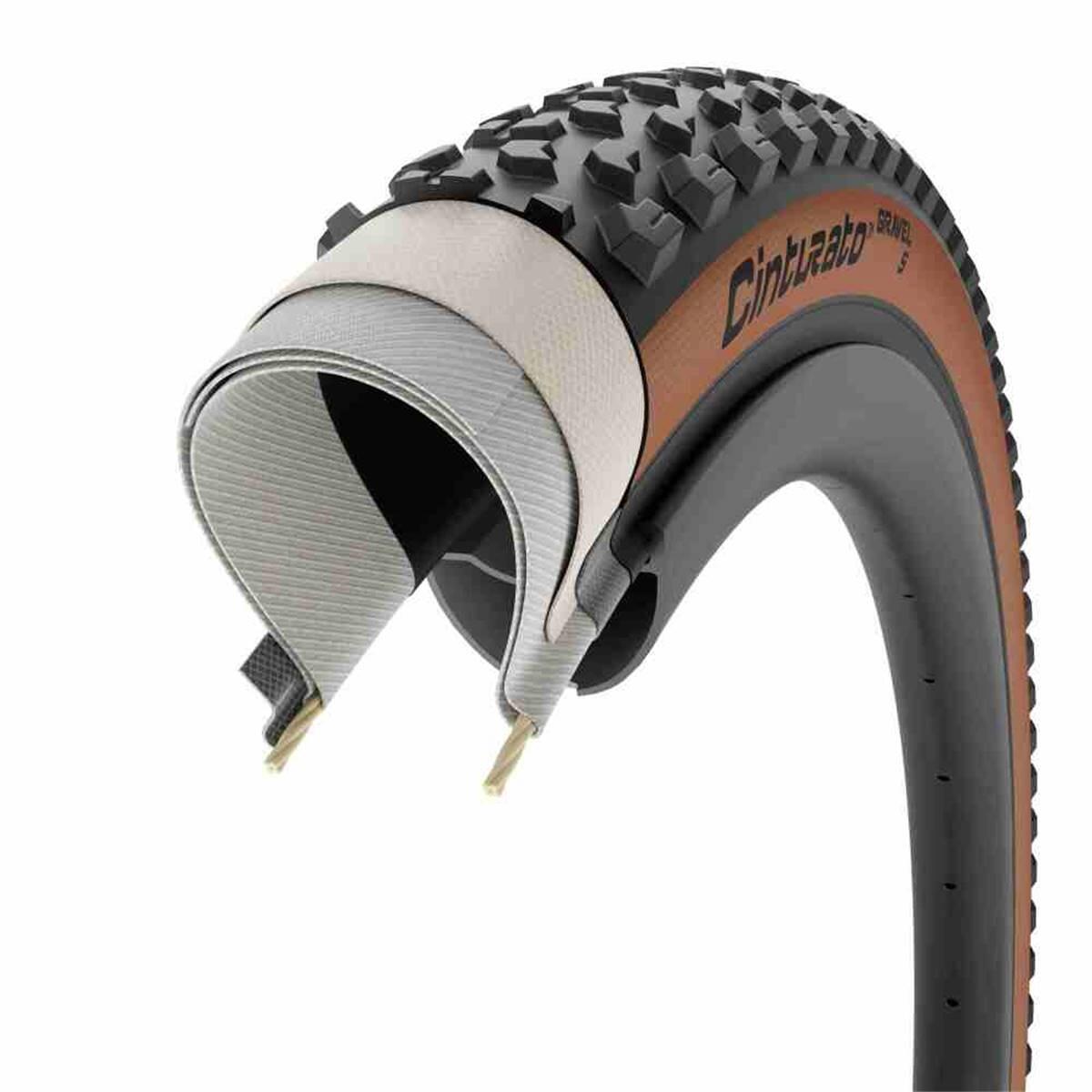 Pirelli Cinturato Gravel S Classic 700mm Tubeless Ready Soft SpeedGrip Beige Sid 6/7