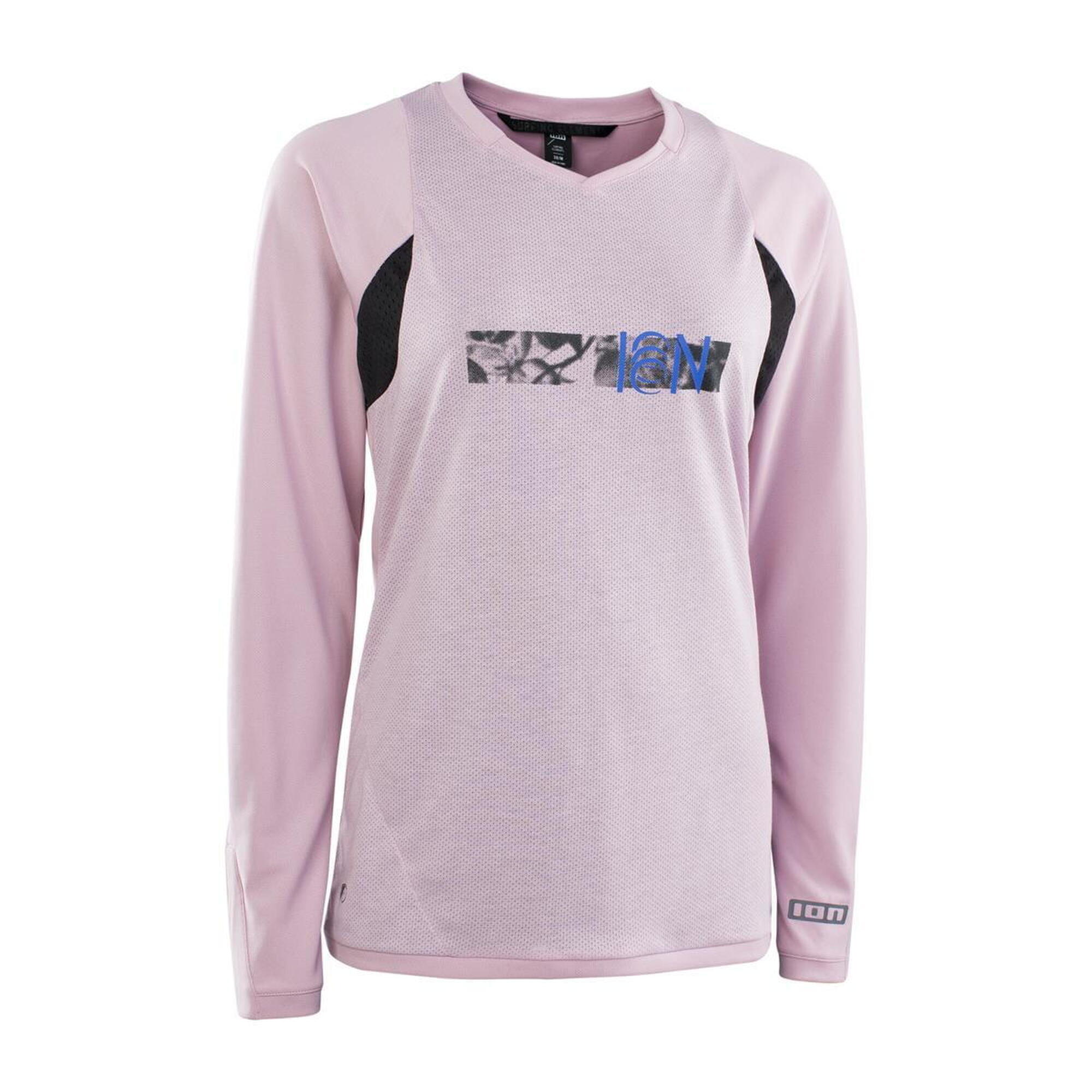 Ion - Bike Tee Scrub Amp Ls Women - Lavande Foncée - Maillot Manches Longues - Rose - 40 M - Decathlon