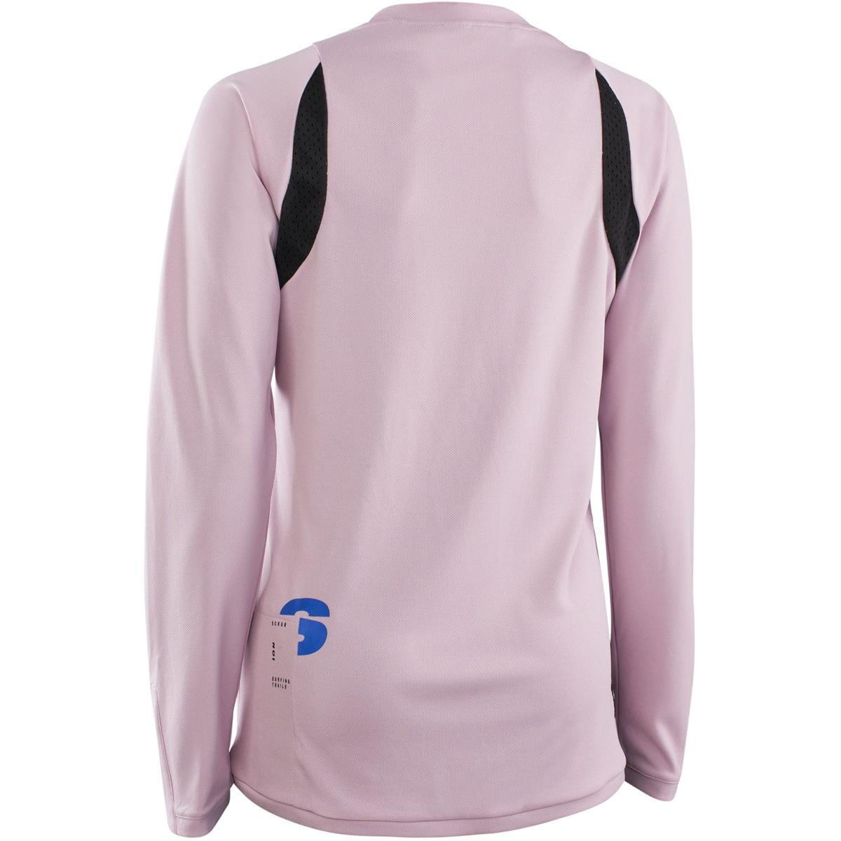 Bike Tee Scrub Amp LS dames - Donker Lavendel 2/2