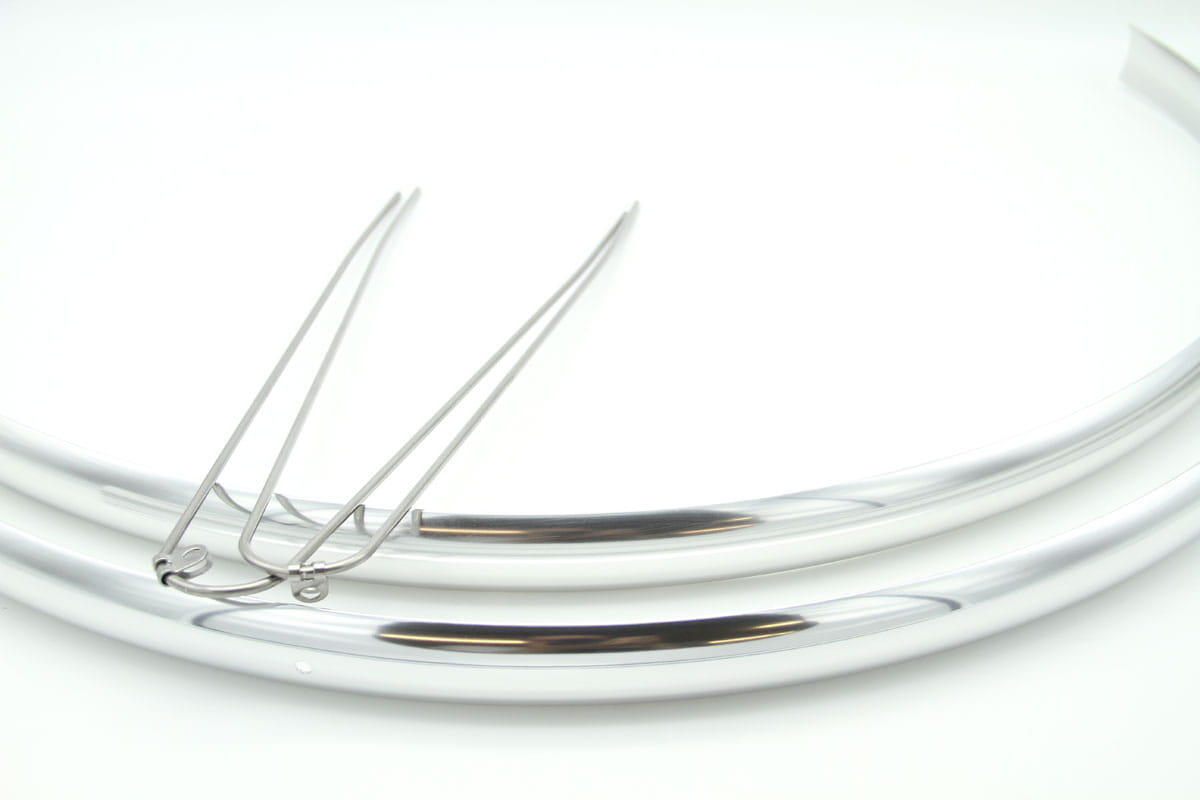 PELAGO Aluminium spatborden voor 700C banden - zilver