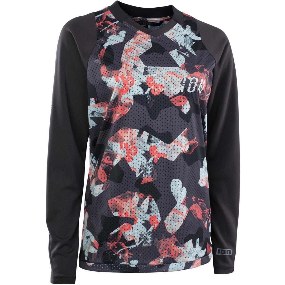 ION Bike Tee Scrub LS dames - zwart