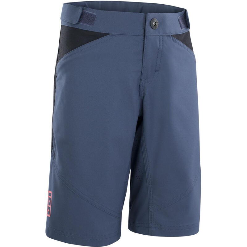 Fietsbroek Scrub Amp jeugd blauw